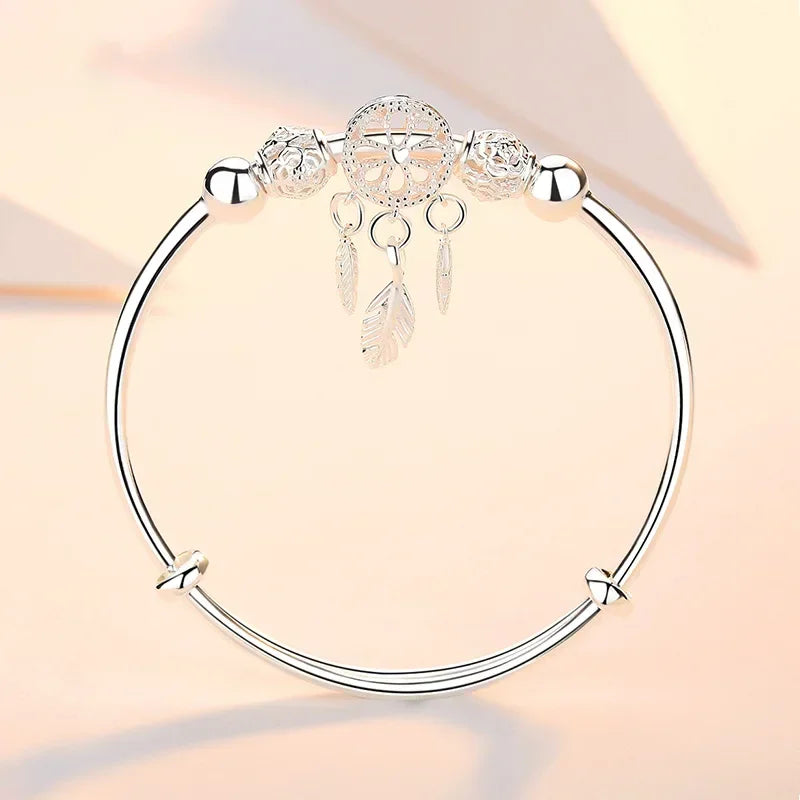 Pulseira de Prata Esterlina Feminina