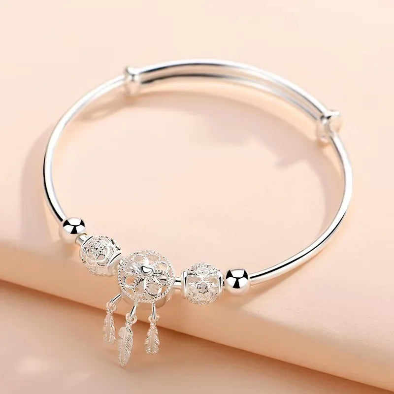 Pulseira de Prata Esterlina Feminina